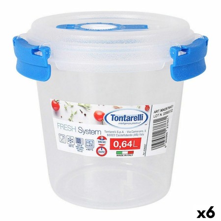 Boîte à lunch hermétique Tontarelli Fresh System Yoghourt 640 ml 13,6 x 12,4 x 11,3 cm (6 Unités)