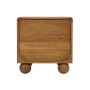 Mesita de Noche DKD Home Decor Marrón Acacia 50 x 40 x 53 cm