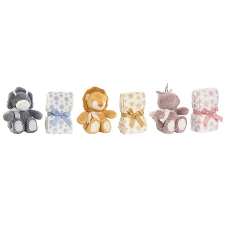 Set de Regalo para Bebé Home ESPRIT Amarillo Azul Rosa Poliéster (3 Unidades)