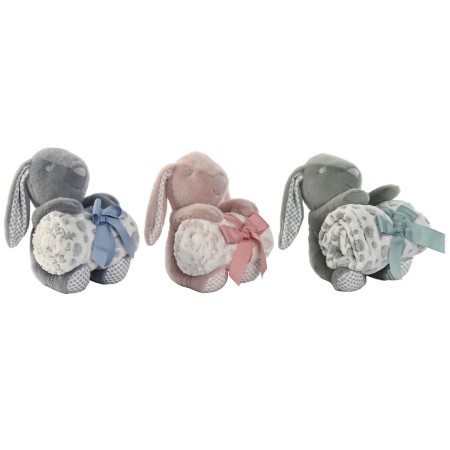 Coffret Bébé Home ESPRIT Bleu Vert Rose Polyester (3 Unités)