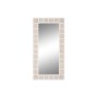 Miroir mural Home ESPRIT Blanc Bois de manguier Indien Décapé 90 x 2,5 x 180 cm