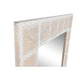 Espejo de pared Home ESPRIT Blanco Madera de mango Indio Decapé 90 x 2,5 x 180 cm