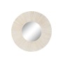 Espejo de pared Home ESPRIT Blanco Madera MDF Indio Decapé 90 x 3,4 x 90 cm