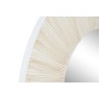 Espejo de pared Home ESPRIT Blanco Madera MDF Indio Decapé 90 x 3,4 x 90 cm