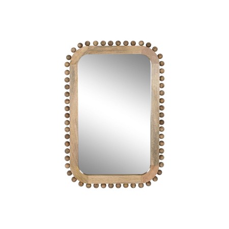 Miroir mural Home ESPRIT Naturel Bois de manguier Balles 60 x 2,5 x 90 cm