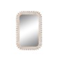 Miroir mural Home ESPRIT Blanc Bois de manguier Décapé 60 x 2,5 x 90 cm