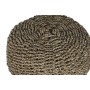 Tabouret Home ESPRIT Beige Naturel Teck Fibre 32 x 32 x 75 cm