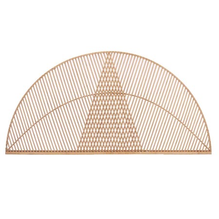 Tête de lit Triangle Marron Rotin 160 x 80,5 x 2 cm