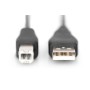 Cable USB A a USB B Digitus AK-300102-018-S Negro 1,8 m