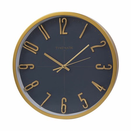 Horloge Murale Timemark Bleu Ø 34 cm