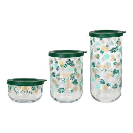 Set de 3 Boites LAV Tropical Summer Verre