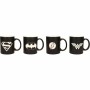 Lot de tasses SD Toys Universo DC Noir 4 Pièces (4 Unités)