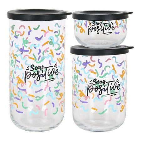 Set de 3 Boites LAV Positive Verre