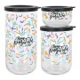 Set de 3 Boites LAV Positive Verre