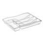 Range-couverts Privilege Transparent Plastique (33 x 25 x 5 cm)