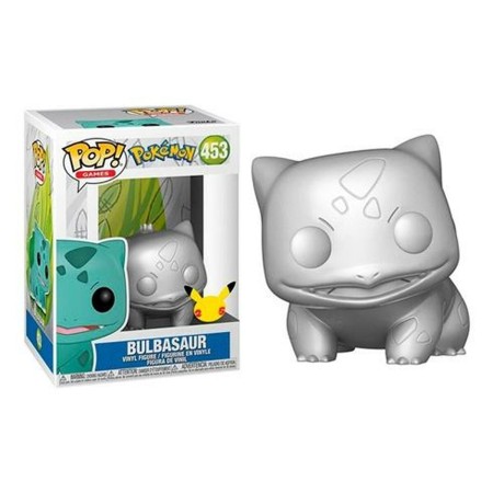 Figurine Funko Pop! Bulbasur Nº453 métallique Argenté