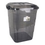 Boîte de rangement Confortime Tetris Gris Plastique (75 L)