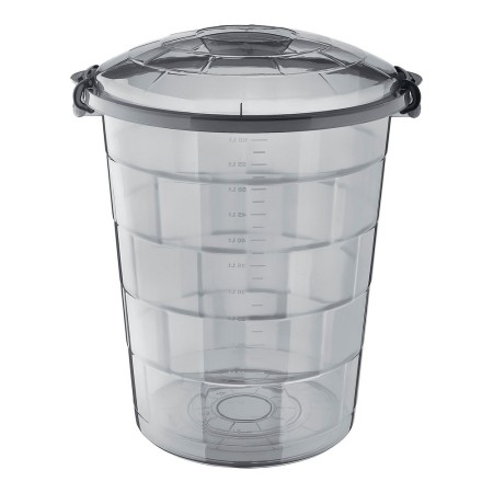 Seau Confortime Tetris Plastique Gris clair (65 L)