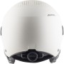 Casco de Esquí Alpina Arber Visor Q Lite Blanco Monocromo 54-58 cm