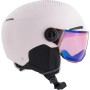 Casco de Esquí Alpina Zupo Visor Q Lite Rosa Monocromo 51-55 cm