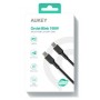 Cable USB-C a USB-C Aukey CB-SCC101 Negro 1 m