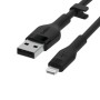 Cable USB a Lightning Belkin CAA008BT3MBK Negro 3 m