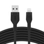 Cable USB a Lightning Belkin CAA008BT3MBK Negro 3 m