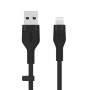 Câble USB vers Lightning Belkin CAA008BT3MBK Noir 3 m