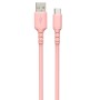 Cable USB A a USB-C DCU Rosa 1 m