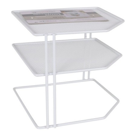 Etagère Confortime Métal Blanc Organisateur (23 x 23 x 20 cm)