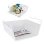 Corbeille pour étagère de cuisine Confortime Métal Blanc (24,5 x 25 x 14 cm)