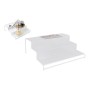 Organisateur Confortime Métal Blanc (26,5 x 25 x 9 cm)