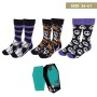 Calcetines The Nightmare Before Christmas 3 pares Talla única (36-41) Negro