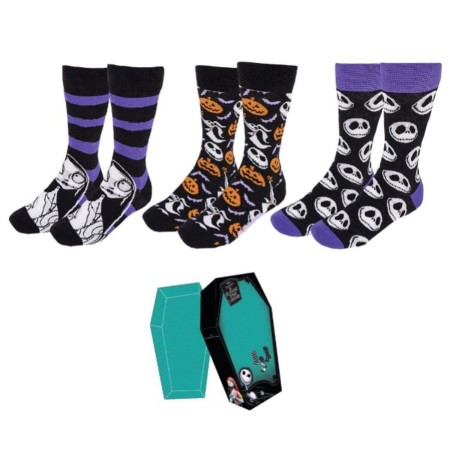 Chaussettes The Nightmare Before Christmas 3 Pièces Multicouleur 40-46