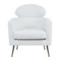 Siège Home ESPRIT Blanc Argenté Métal 71 x 75 x 95 cm