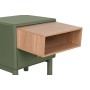 Table de Nuit Home ESPRIT Vert Bois MDF 48 x 40 x 55 cm