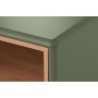 Table de Nuit Home ESPRIT Vert Bois MDF 48 x 40 x 55 cm