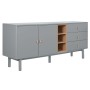 Buffet Home ESPRIT Bleu Gris 180 x 40 x 75 cm