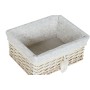Juego de Cestos Home ESPRIT Crema Natural 47 x 35 x 55 cm