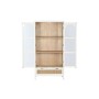 Vitrina Home ESPRIT Ratán Madera de Paulonia 78 x 38 x 158 cm