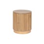 Table de Nuit Home ESPRIT Naturel Bois de paulownia Bois MDF 43 x 43 x 48 cm