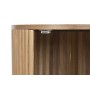 Mesita de Noche Home ESPRIT Natural Madera de Paulonia Madera MDF 43 x 43 x 48 cm