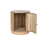 Table de Nuit Home ESPRIT Naturel Bois de paulownia Bois MDF 43 x 43 x 48 cm