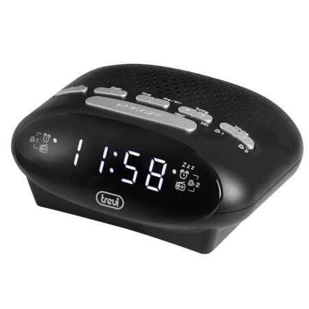 Reloj Despertador Trevi RC 821 D Negro