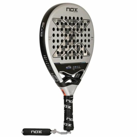 Raquette de Padel At10 Genius 18K Nox Agustin Tapia 2024 Gris foncé