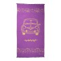 Serviette Paréo Cállate la Boca 600D Voiture Pourpre (90 x 170 cm)