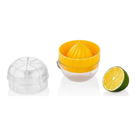 Presse-agrumes Lux Transparent Jaune Plastique (7 x 7 x 8 cm)