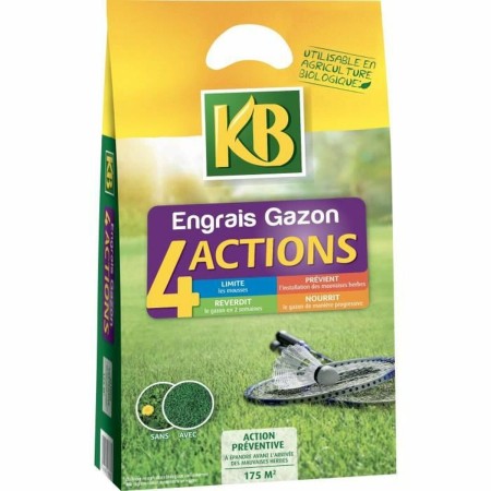 Fertilizante para plantas KB Césped 4 en 1 280 m² 7 kg