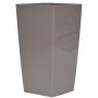 Pot Riviera Nuance Carré Taupe Plastique 38 x 38 x 69 cm