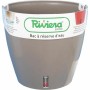 Maceta Autorriego Riviera Con reserva de agua Taupé Polipropileno Redondo Ø 36 x 33 cm